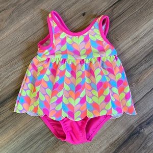 OshKosh Baby Girl One Piece Swimsuit 9-12 Months